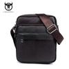 BULLCAPTAIN Brand Design Men Bag Genuine Leather Fashion Men Small Flap Shoulder Crossbody Bags Casual Man Messenger Bag