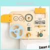 Wooden Car Steering Wheel Game Board Children Puzzle Toys For Toddlers