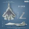 1/72 Scale SU-57 Fighter Jet Quick Build Model Kit Plastic Millitary Jet Toy Gift for Adults and Kids