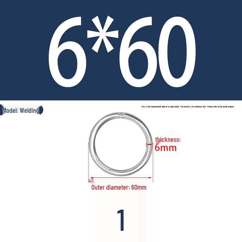 304 Stainless Steel Seamless O-Ring for Lifting and Hammock Yoga Connection