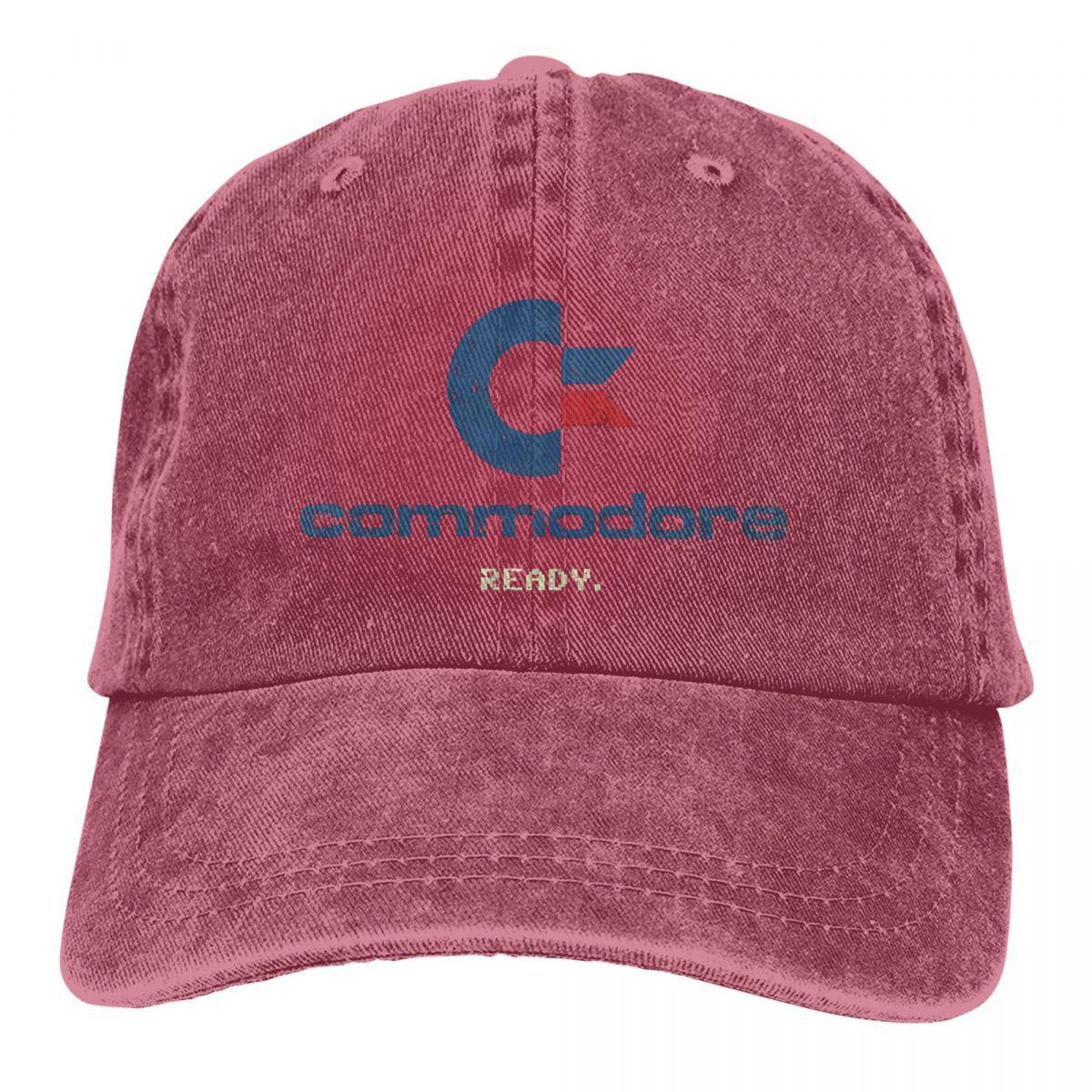 Commodore 64 Ready Vintage Unisex Pure Color Dad Hats Sun Visor Baseball Caps Peaked Cap One Size