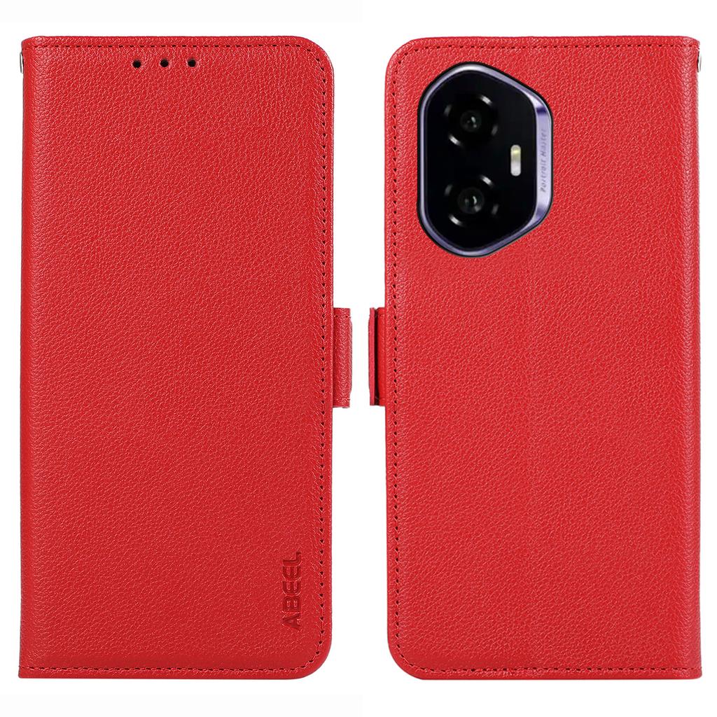ABEEL For Honor 400 Case Litchi Texture Leather RFID Blocking Phone Cover