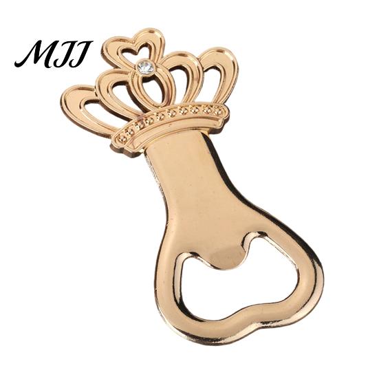 Heavy-duty Bottle Opener Electroplated Crown Shape Jar Opener, Multi Function Smooth Edges Lid for Various Caps