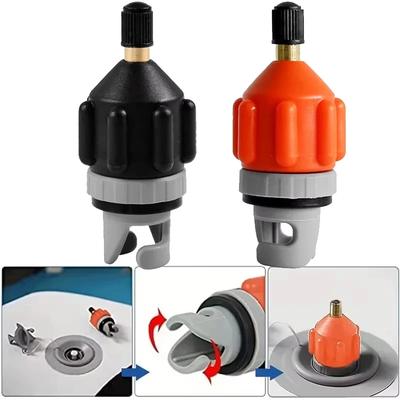Kayak Air Valve Pump Compressor Converter Air Valve Adapter Dustproof Wear-resistant For SUP Board Inflatable Rowing Rubber Boat Paddle Canoe