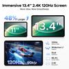 P13 Tablets ,13.4 Inch 2.4K 120Hz Android 16, 48GB+128GB, 12000mAh, Widevine L1, Dual Speakers, Tablet with Keyboard & Pen-Case