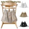 Large-capacity Baby Pram Hanging Bag Cartoon Animals Mesh Mommy Bag  Stroller Accessories