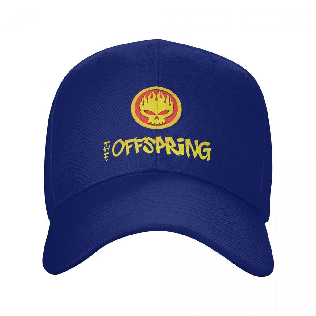 The Offspring Flammande Skalle På Cirkel Logotyp Basebollkepsar Snapback Herr Dam Mössor Casual Keps Sport Basebollkeps Keps