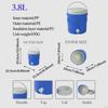 3,8 l Isolierter Campingbehälter Fass Wiederverwendbare Auslaufsichere Wasserflasche Eisspender für