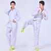 Erwachsene Kinder Karate Gi Uniform Langarm Weiß Baumwolle Kampfsport Trainingsanzug Dojo Übung