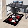 1pc Death Note Home Office, Durable Polyester Floor Mat with Easy, Office Decor, Urban Style, Nonslip Backing