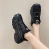 Scarpe da ginnastica platform da donna, nuove, che aumentano l'altezza, bianche, per il tempo libero, sportive, primavera e autunno, estate, mostrano i piedi, un po' selvagge, leggere