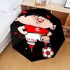 1PC Soccer Player Printed Umbrella Folding Umbrella, Automatic Umbrella 8-Frame for Travel, Camping Fan Gifts Christmas Gifts