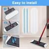 Microfibre Mop Refill Pads Compatible with Vileda H2Pro and O Cedar Replacement Heads 8 Styles