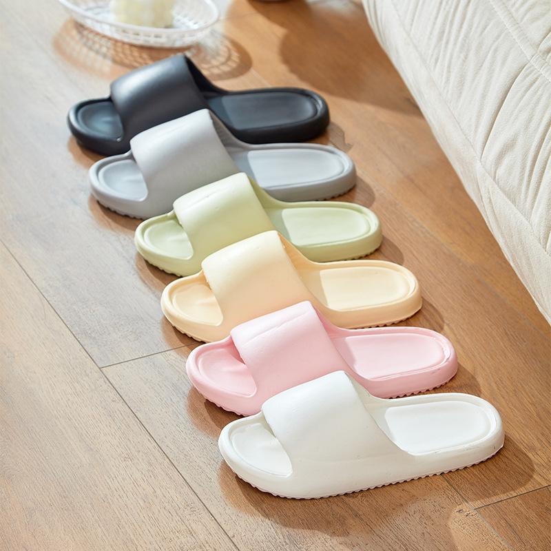 New cool slippers home bathroom slippers bathroom mops men and women Japanese and Korean simple home indoor non-slip sandals