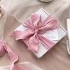 New 10 Yards Fishtail Yarn Ribbons 2.5cm Wave Edge Pleated Chiffon Ribbon Gift Wrapping Bouquets Gifts Packaging Material
