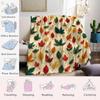 Autumn Leaf Starfall Flannel Blanket Warm Soft Halloween Christmas Couch Warm Cozy Decorative Decor Gift for All Season