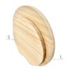 Ikegawa Wood Cypress Cutting Board, Thin Round Cutting Board, Large, Made In Japan, Freestanding, Natural, Approx. 29 X 29 X 1.5 Cm