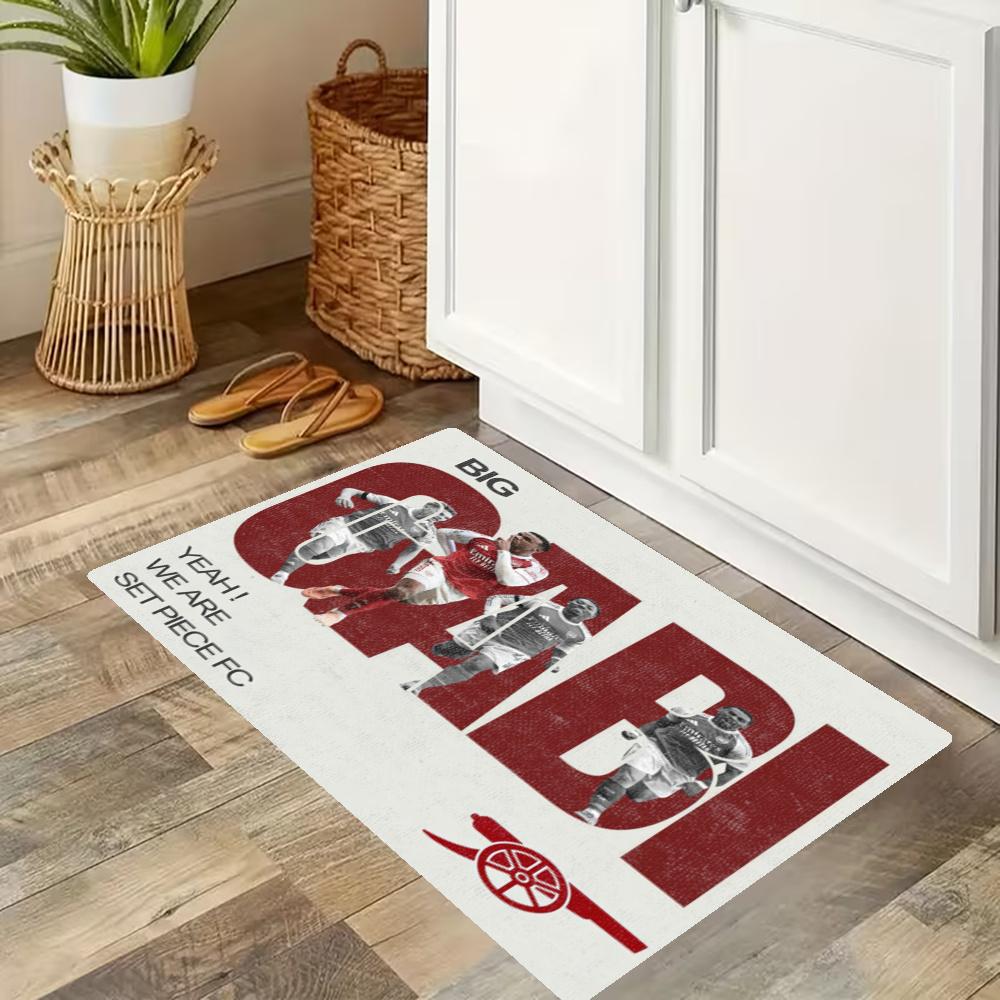 Arsenal Kitchen Mats Durable Bathroom Pads Comfortable Rugs Carpets For Kitchen Home Office Sink Laundry Room Bathroom Decor
