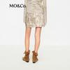 MO&Co. Women's Dual-Tone Camouflage Low-Waist Cotton Short Skirt