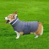 European & American Large Dog Rain & Cold Protection Cotton Coat for Corgis