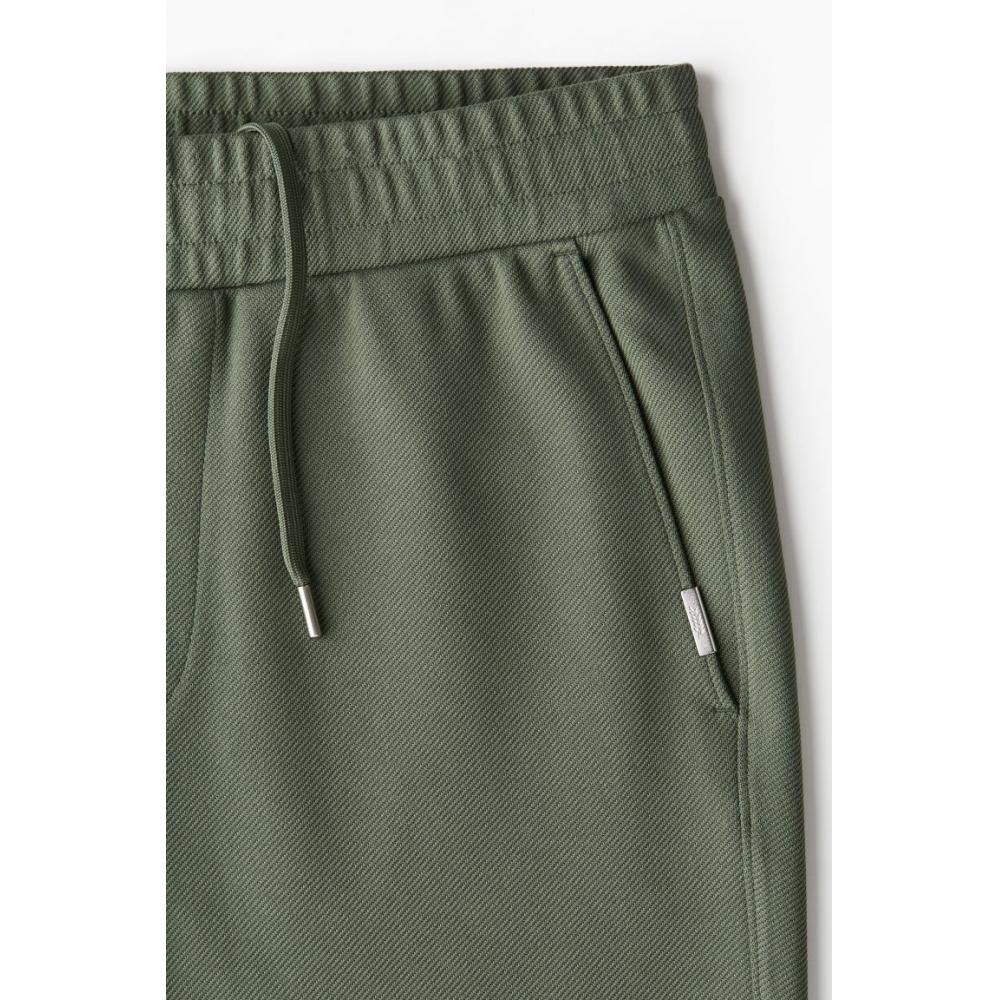 H M sliM Fit Twill Jogger Pants kHaki Green