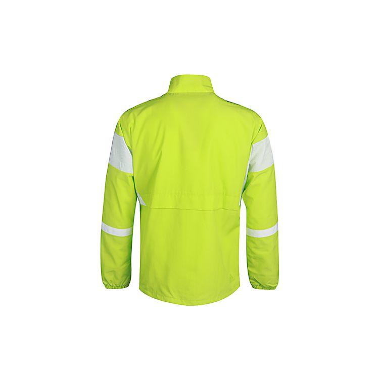 Adidas Stand Collar Colorblock Woven Jacket Men Jacket Semi-Solar-Green GL0400