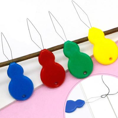 5 ADET Plastik İplik Geçirici Kolay Dikiş Çapraz Dikiş Otomatik İğne İplik Geçirme Aracı