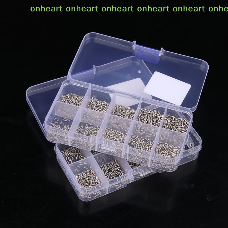 [C]600/1200PCS Mini Crosshead Metal Screws Classification Kit Miniature Self-tapping Screws DIY Accessories