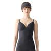 Gunze CALME Seamless Bra Smooth To the Creates a Beautiful Integrated Black É (TC2457P) Women's Top, Touch, Bustline, Cups, Camisole,