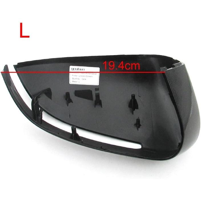 Compatible For Lincoln Corsair Car Accessories Replace Reversing Mirrors Cover Rearview Mirror Housing Rear Shell Black Color(1PCS Right Side)