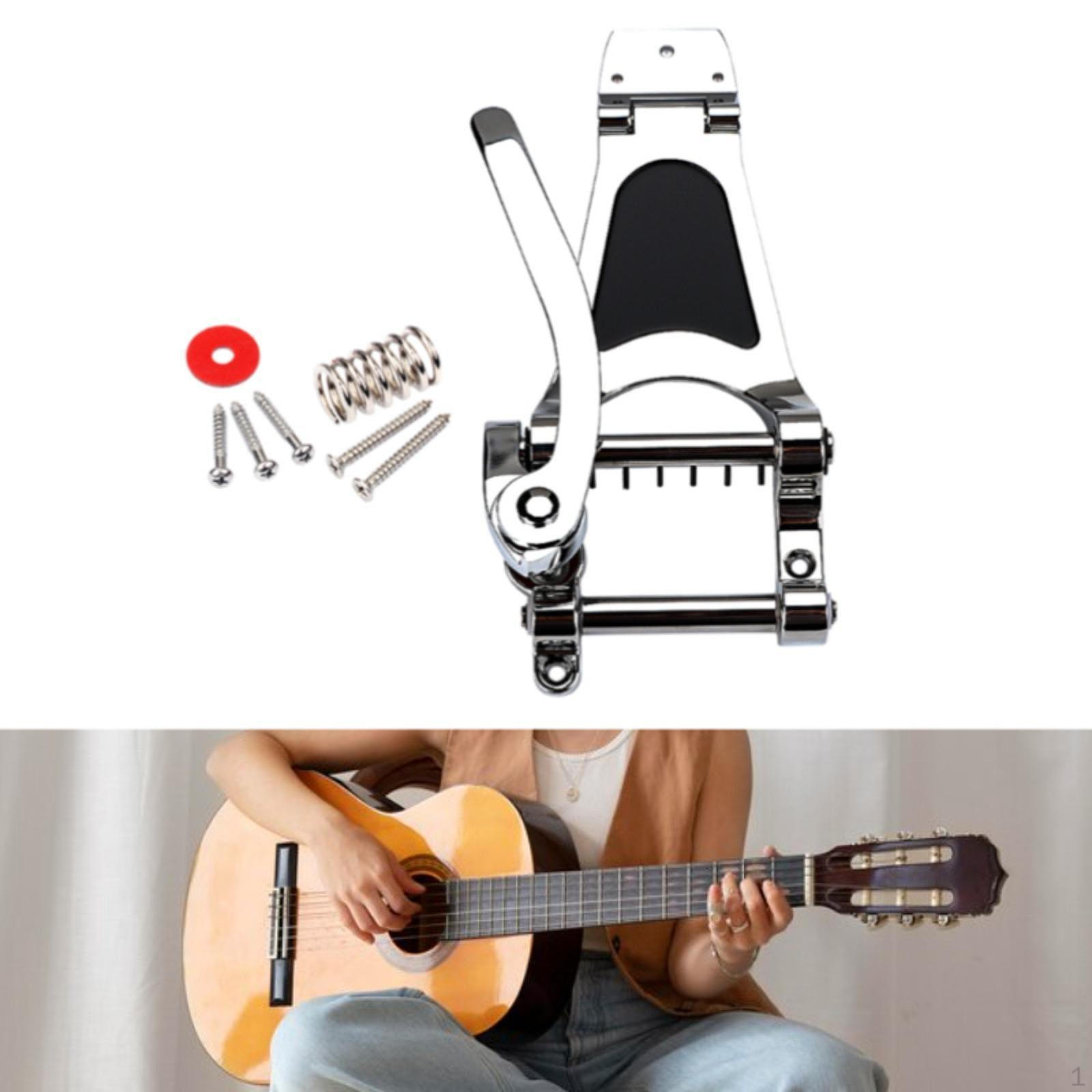 

Электрогитара Бридж Металлическая Система Тремоло Цинковый Сплав для Деталей серебряный