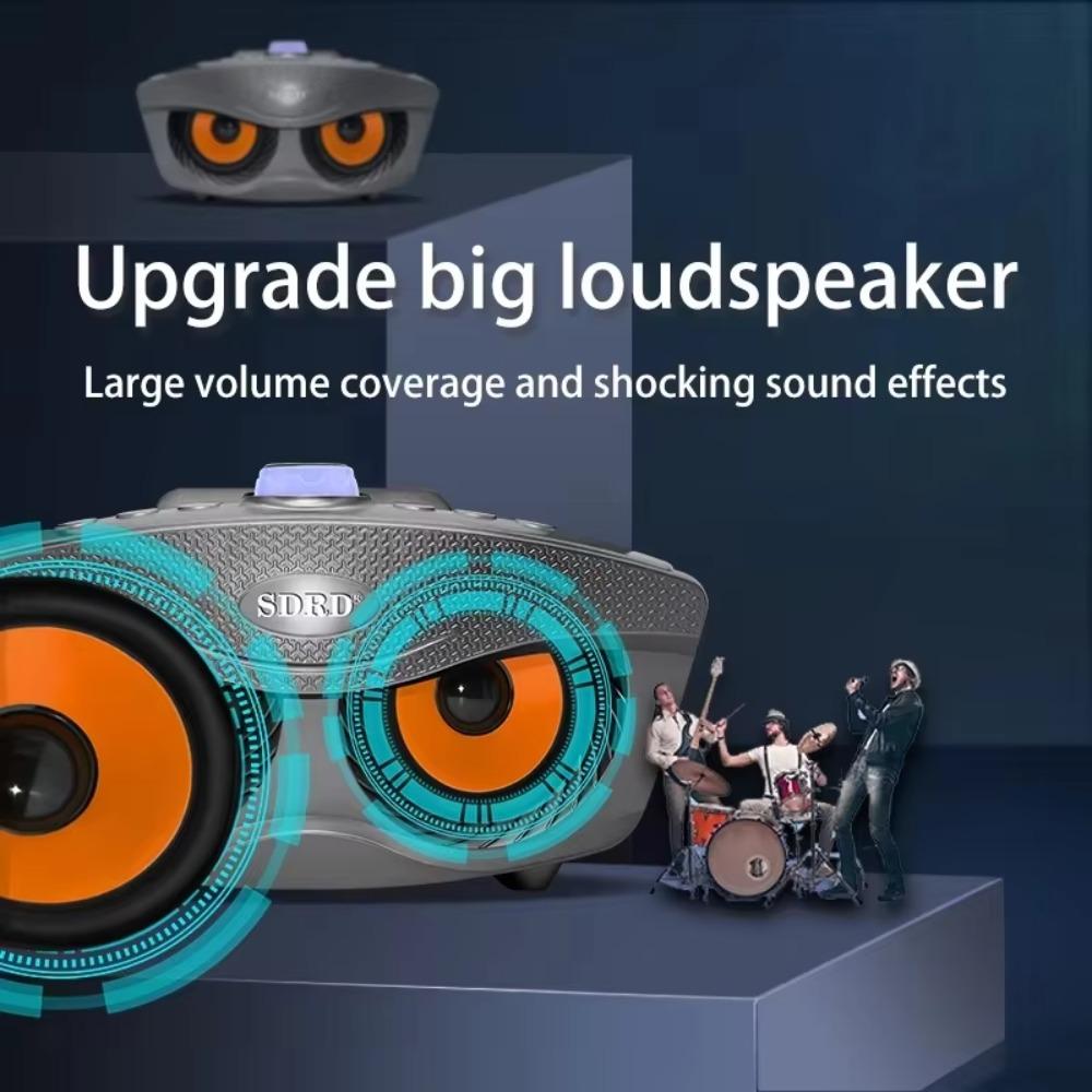 SD306 Dual Microphones Speaker Dual Microphones Karaoke Player Wireless Bluetooth Speaker  Karaoke