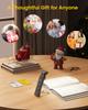 Glocusent Retractable Reading Light for Bedtime Reading, 5 Brightness Levels, 3 Color Options, Sleep Aid Function, 304560 Minute Timer, USB