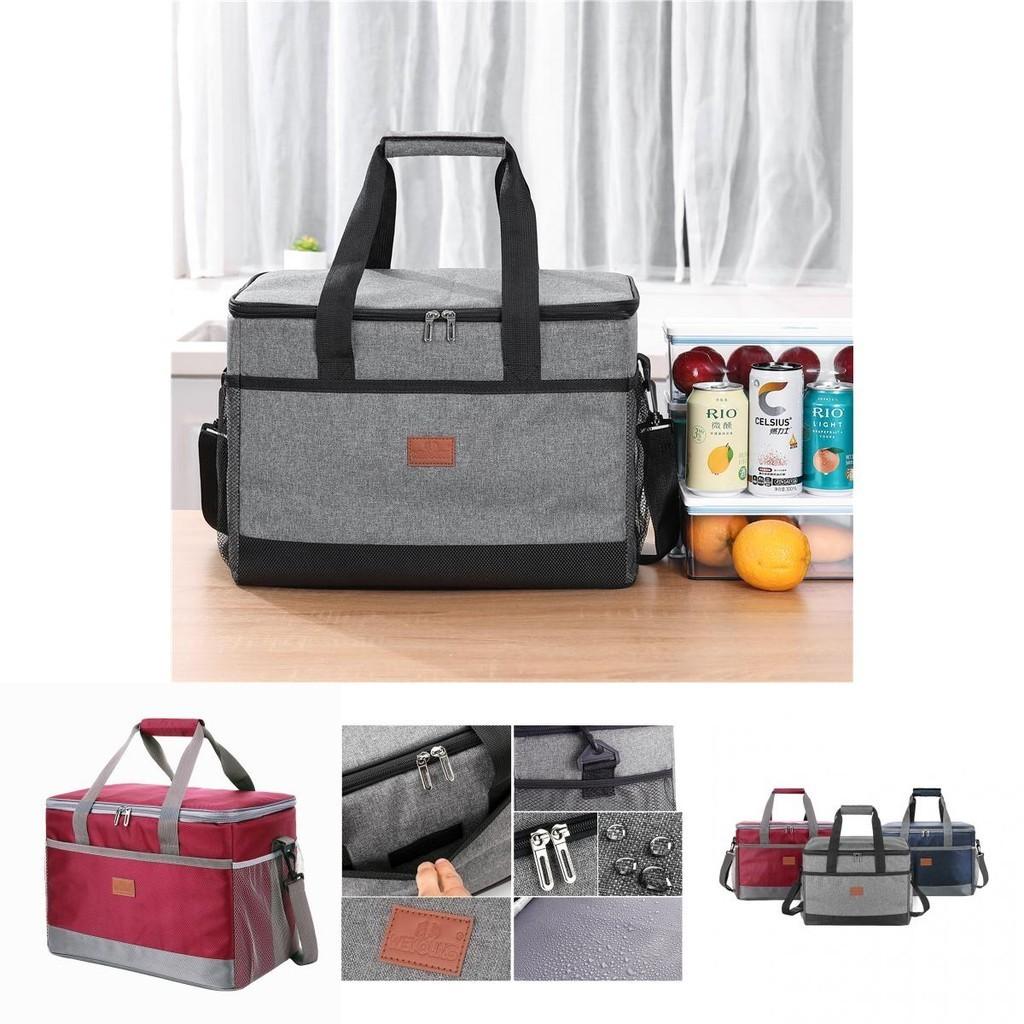 33l Isolierte Thermokühltasche Tragbar für Arbeit und Picknicks Wasserdichtes 900d Oxford-Gewebe