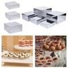 Rehausseur de buffet Support de service alimentaire Pain Décoratif Acrylique Fêtes Présentoirs à gâteaux