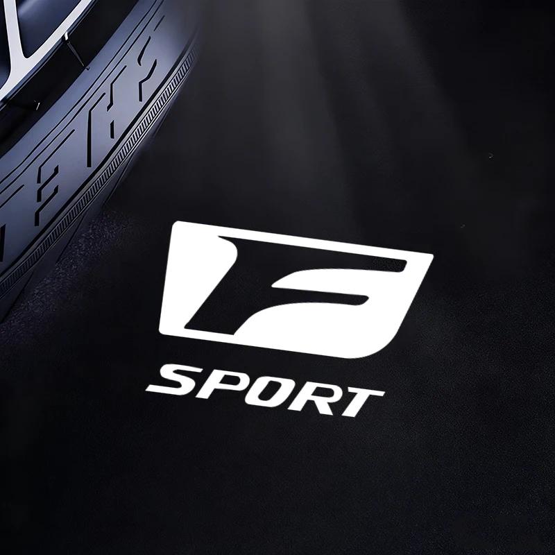 For Lexus LS LC RZ IS350 CT200h GX460 LX570 RX500h NX300 LM ES300 2Pcs Wireless LED Car Door Welcome Logo Projector Accessories