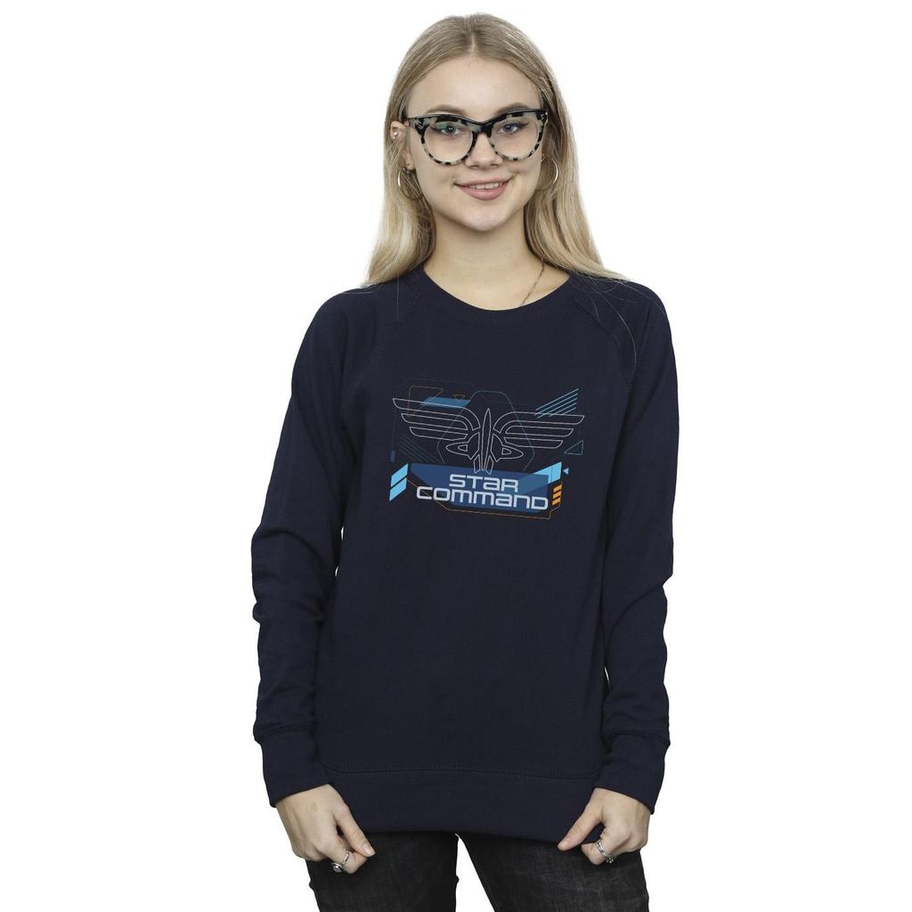 Disney Womens/Ladies Lightyear Star Command Icons Sweatshirt