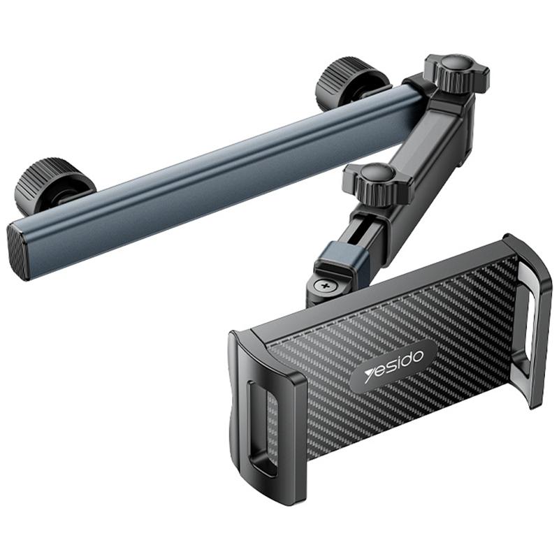 YESIDO C294 Car Seat Back Phone Tablet Holder Foldable Car Headrest Mount Phone Bracket A