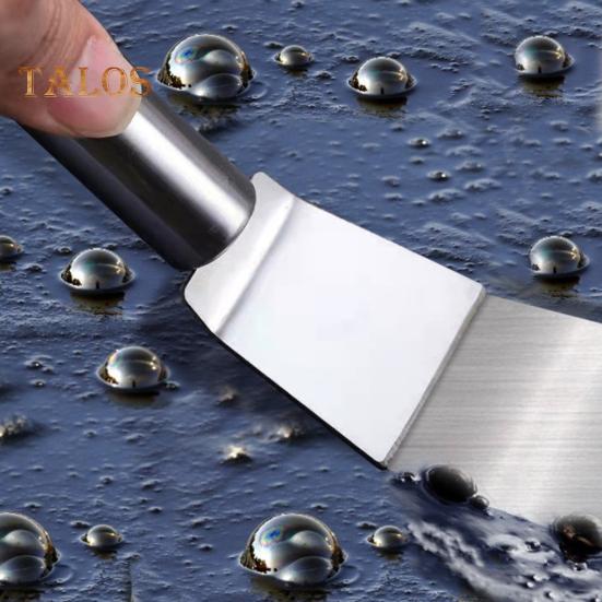 Čisticí lopata z nerezové oceli Kuchyňský nástroj se závěsnými otvory Snadné použití Opakovaně použitelná nerezová škrabka na rozmrazování ledu pro kavárnu Restaurace Pekařství