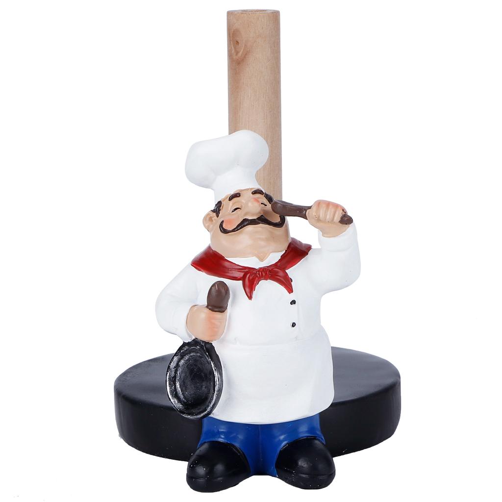 Doppelschichtiger Papierhandtuchhalter Harzhandwerk Auslage für Küche Geschäft Restaurant Dekoration