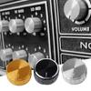 10Pcs Potentiometer Control Knob 6mm Shaft Hole Amplifier Knob Aluminum Alloy Electric Guitar Knobs Easy To Install