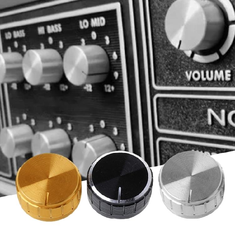 10Pcs Potentiometer Control Knob 6mm Shaft Hole Amplifier Knob Aluminum Alloy Electric Guitar Knobs Easy To Install