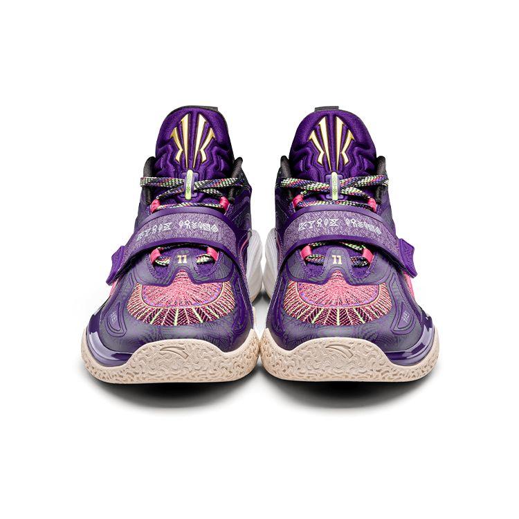 Anta Kai 1 Artysta na Korcie Premiera w Chinach Męskie Sneakersy Fioletowy Różowy Szary 112421102S-7