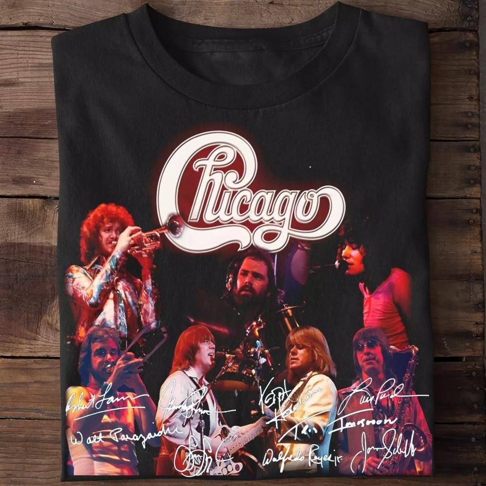 Футболка с туром группы Chicago, все размеры от S до 5XL, подарок для фаната, унисекс XXXL