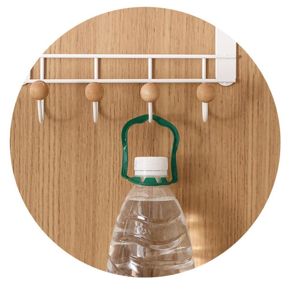 

White Back Door Hooks Iron Over Door Hooks Bathroom Accessories Door Towel Hanger Home Storage