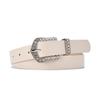 Rhinestone Buckle Belt for Women Simple Pin Buckle Waiststrap All Matching Female Casual Waistband Fashion Accessories