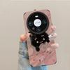 Trendy brand black cat is suitable for Huawei mate60pro mobile phone case lambskin p70 retro 50/40 premium glory 200.
