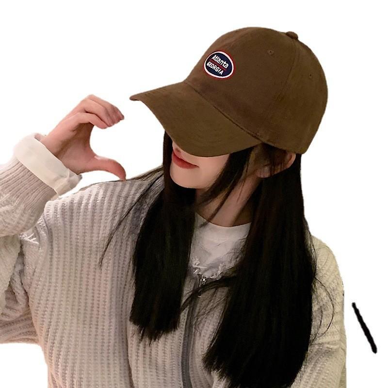 Vintage Look Soft Top Baseball Cap For Women Wide Brim And Comfortable Fit Hat Cotton