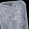 1Set Butterfly Nail Display Stand Diy Silicone Mold 3D Carving Stamping Plates For Tip Holder Nail Practice Stand False Nail Tip