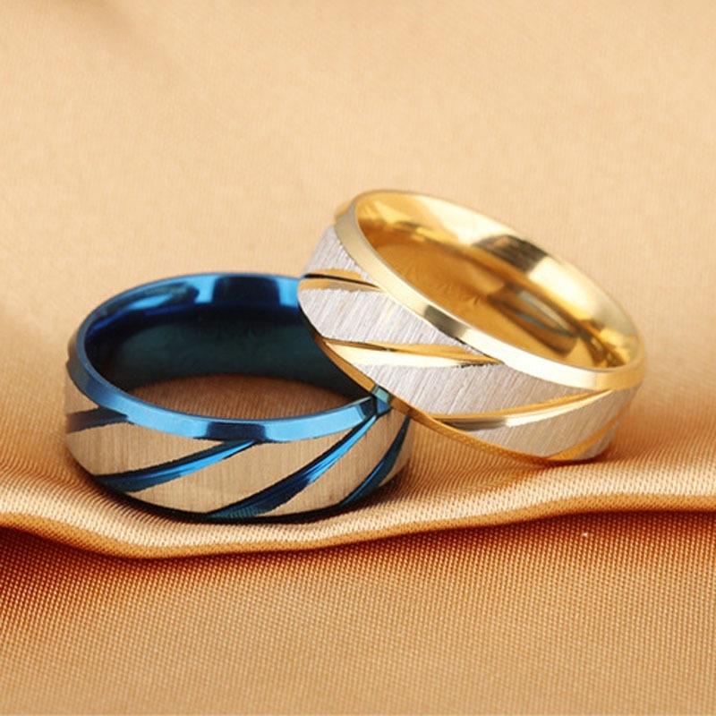 Anello in Acciaio di Titanio da Donna e Uomo Anello Lucido a Specchio Anello di Fidanzamento Matrimonio Anello di Promessa